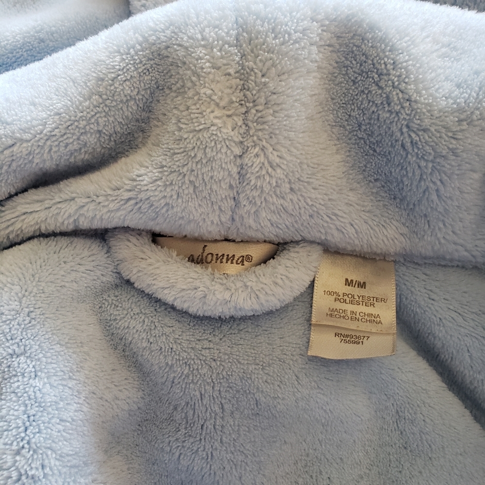 💙Adonna women's wrap long robe, size M, light blue, gently worn💙 - Picture 3 of 3